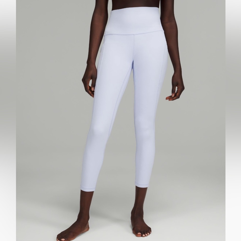 lululemon Align High-Rise Pant with Pockets 25" Size 6 Pastel Blue